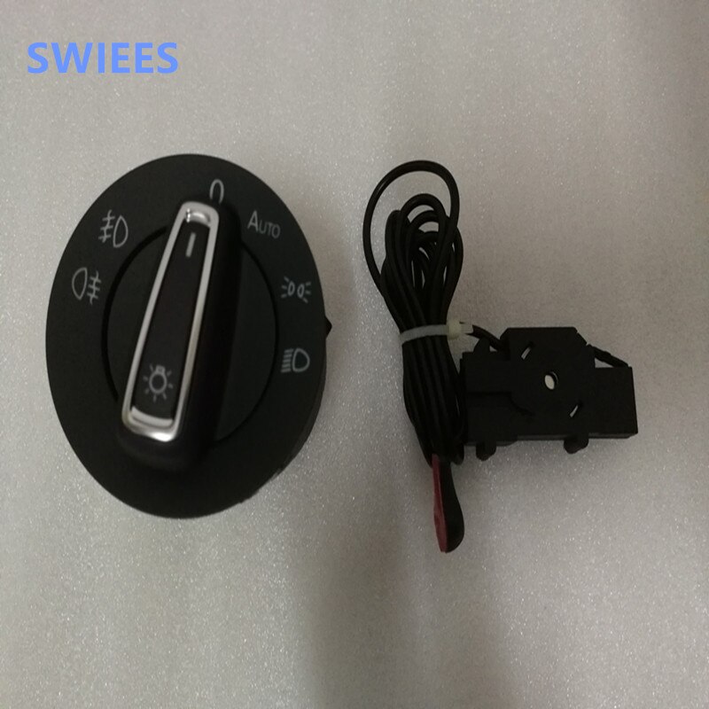 SWIEES Voor VW Golf 7 Chrome Head Licht Schakelaar Auto koplamp Sensor Voor VW Golf MK7 5GG 941 431 D 5GG941431D