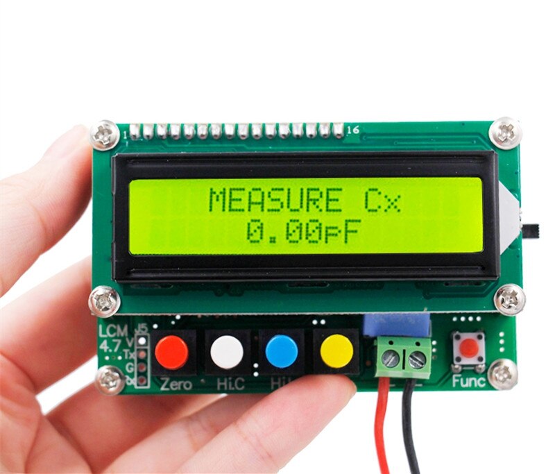 LC-100A Digital L/C Inductance Capacitance LCD Display Meter High Precision