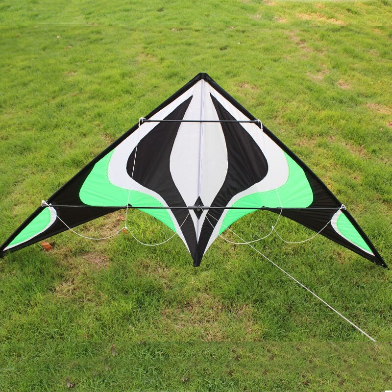 Nueva inclusión de 1,8 m, cometa acrobática, línea Dual, deporte al aire libre, buen vuelo con mango y línea