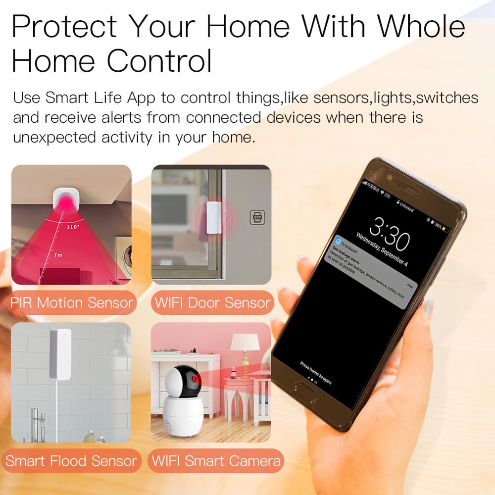 Tuya zigbee 3.0 smart inngangsport hub smart hjem bro smart liv app trådløs fjernkontroll fungerer med alexa google hjem