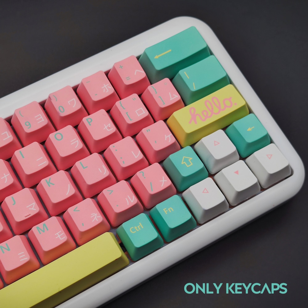 PBT Keycap Set - DYE-SUB OEM Profile - Personalized for Cherry MX Mechanical Keyboards