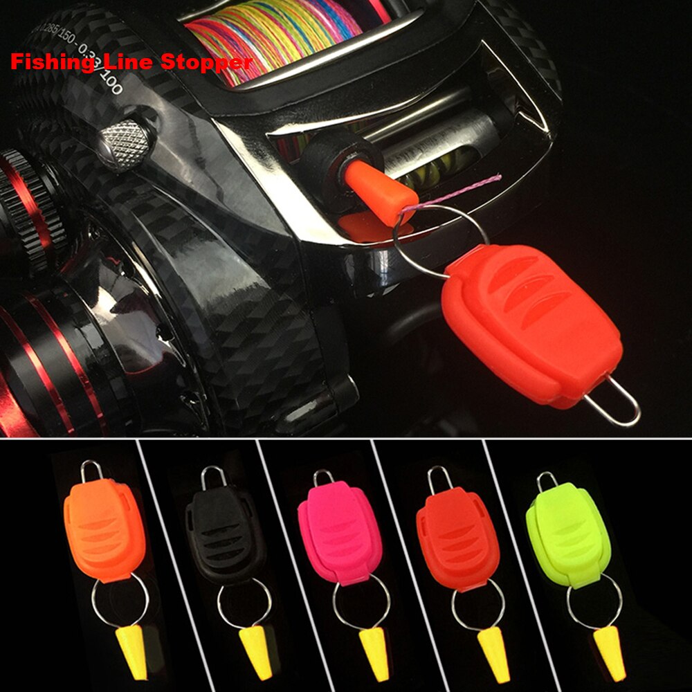 5 sztuk żyłka korek tyczki kołowrotek uchwyt robić żyłki klamra korek opiekun klip akcesoria rybne