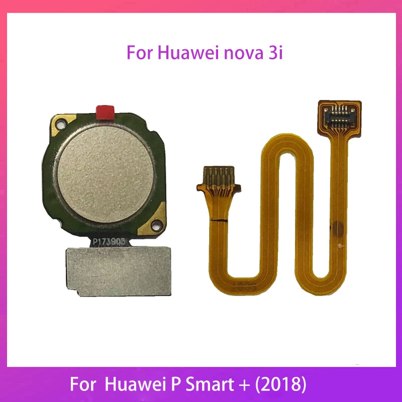 Voor Huawei Nova 3i/ P Smart Plus Vingerafdruk Sensor Home Button Key Touch Id Flex Kabel