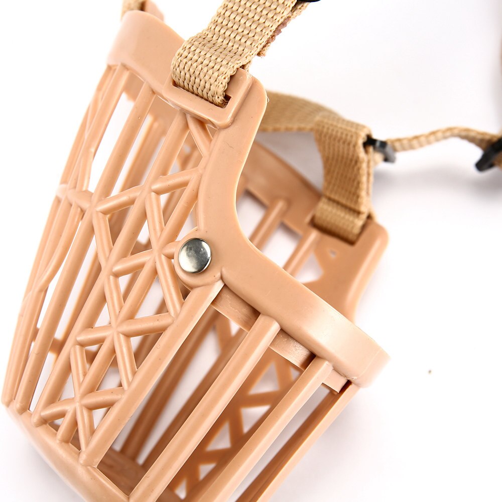 Muzzle Dogs for Small Large Dog Muzzles Mask Adjustable Basket Training Duck Muzzle Anti Bark Bite Bite Pet Products YT0013