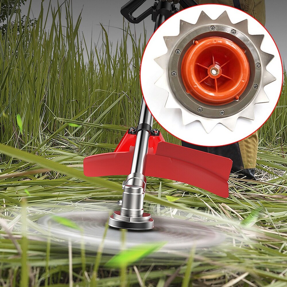 Universal Trimmer Head Chain Brushcutter Garden Grass Trimmer Stainless Steel Lawn Mower Cutter Head Garden Tools Accessories