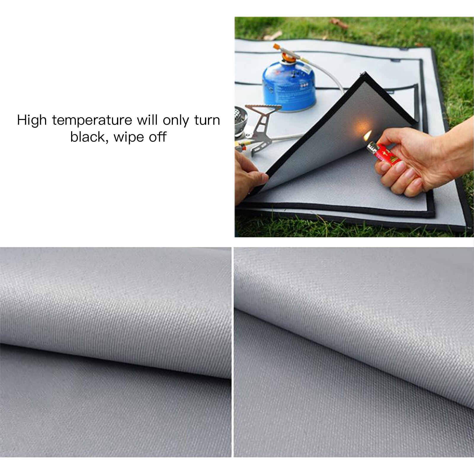 Glass Fiber Flame Retardant Cloth Fireproof Cloth Insulation Pad Protector Durable Flame-retardant For Barbecue For Home Outdoor