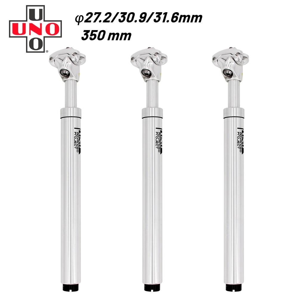 UNO MTB Seat Post Suspension Seatpost Shock Absorber Bicycle Seatpost Dropper Aluminum Shockstop Tube 27.2/30.9/31.6 Bike Parts