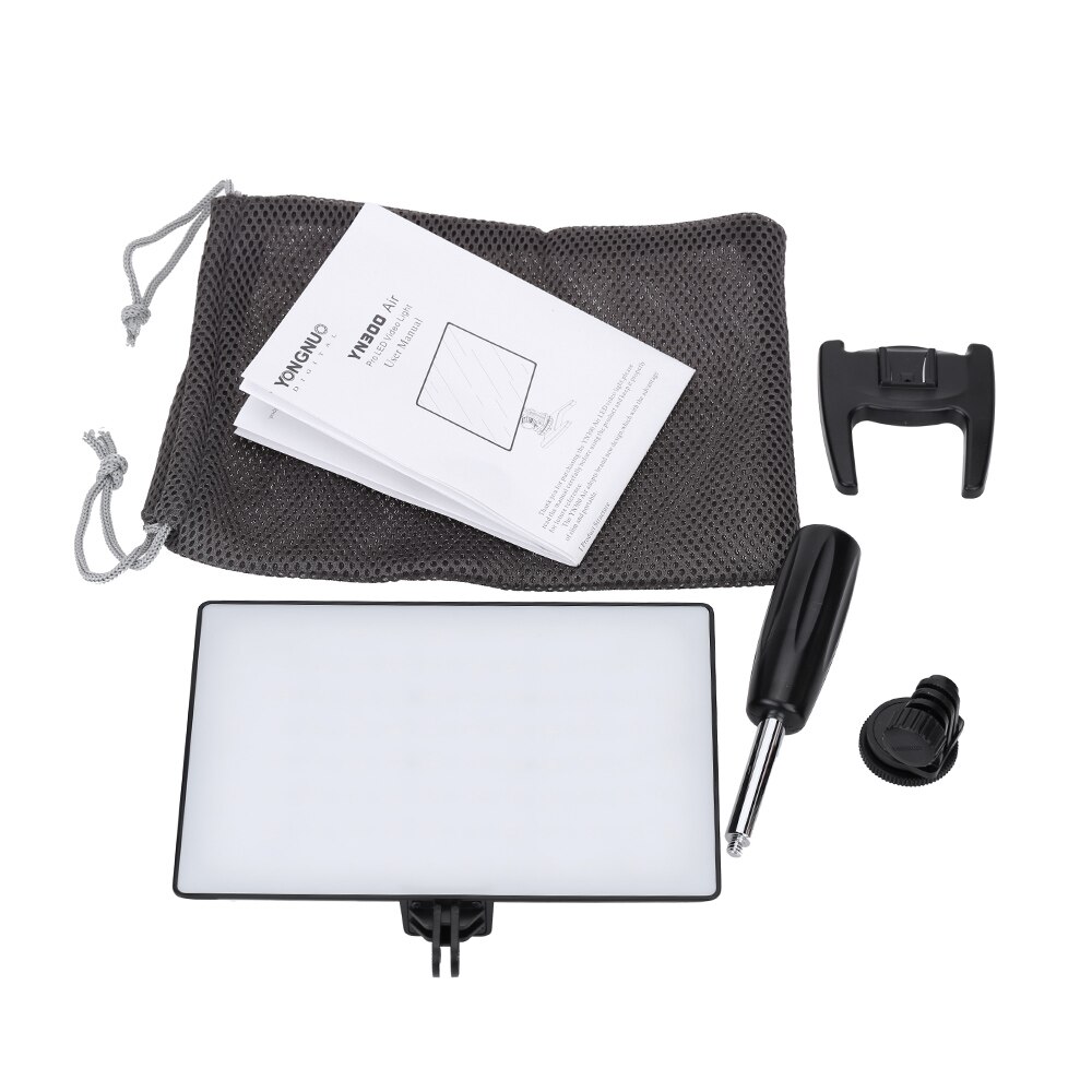 Yongnuo  yn300 air pro led kamera videolys 3200-5500k fotograferingslys for canon nikon pentax sony olympus kamera videolys