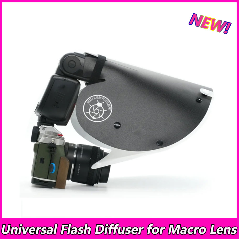 Diffuseur de Flash universel Softbox, réflecteur de Flash, accessoires de caméra Snoot pour objectif Macro, lampe de poche de caméra de prise de vue, GUAGE