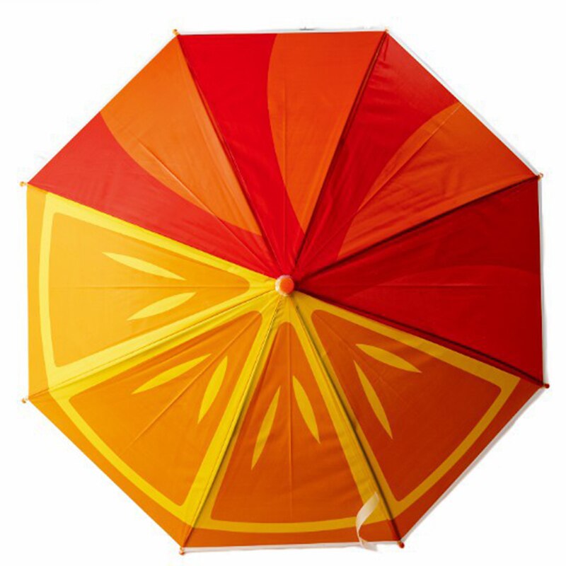 Novo estilo de frutas crianças guarda-chuva dos desenhos animados náilon capitão ensolarado e chuvoso guarda-chuva crianças estudantes carregam suprimentos