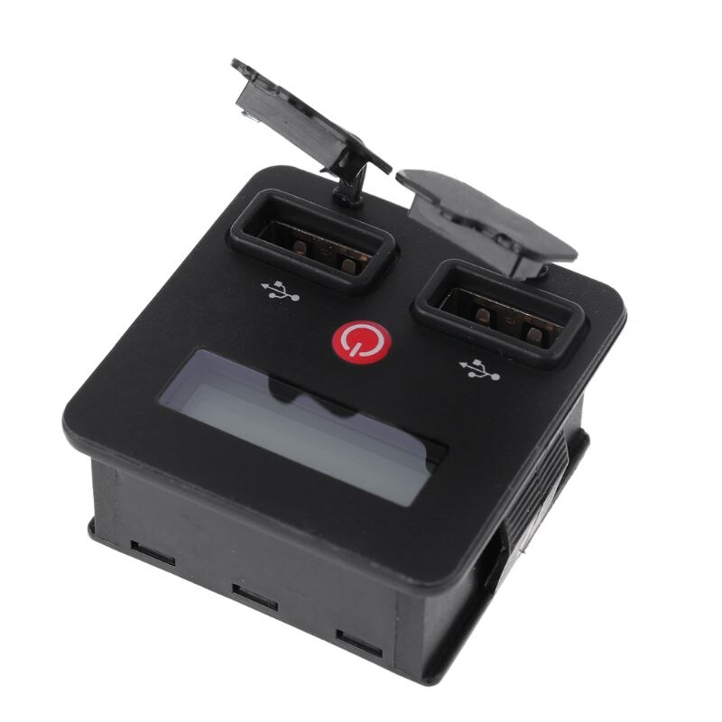 Universal 12V 24V Battery Capacity Indicator Waterproof Module with USB &amp; Switch