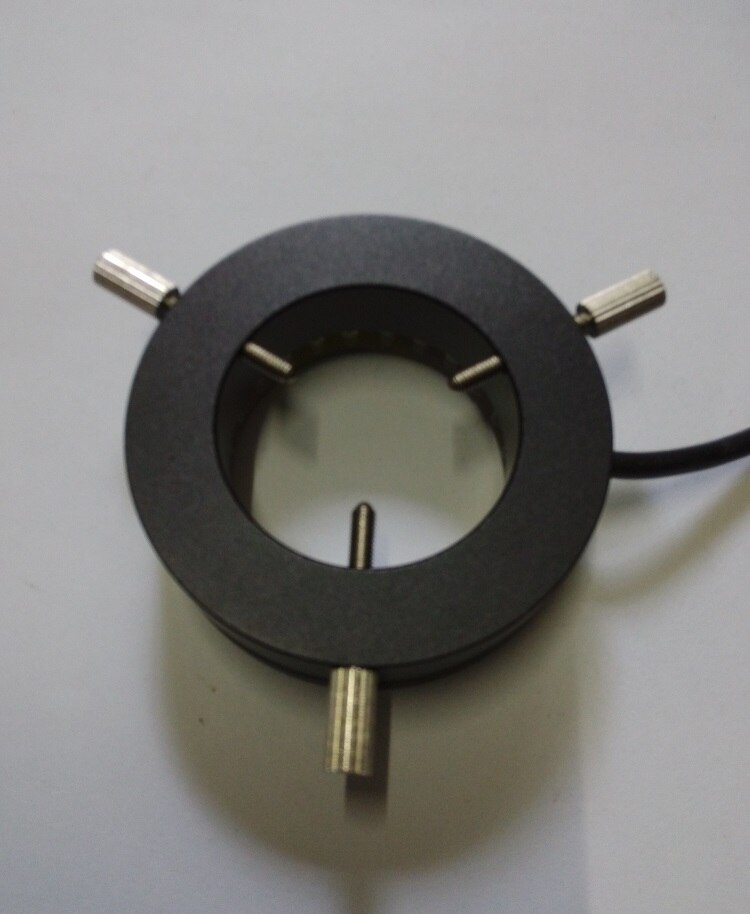 CCD Visual Light Source Metal 35mm Inner Diameter Ring Adjustable LED Light Source Monocular Microscope Ring Light Source 0-5W