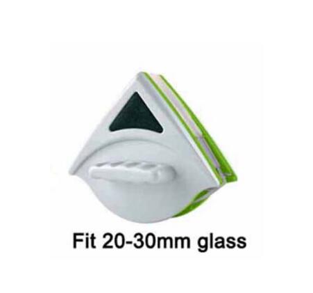 Håndholdt dobbelt side magnetisk vinduesglas rengøringsbørste til vask af vinduer renere glasoverfladebørste til køkken i badeværelset: 20-30mm