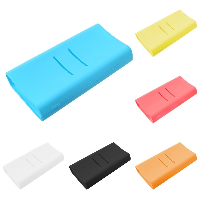 1pc antypoślizgowa ochrona silikonowa skrzynki pokrywa dla xiaomi mi 2C 20000mAh Powerbank R91A