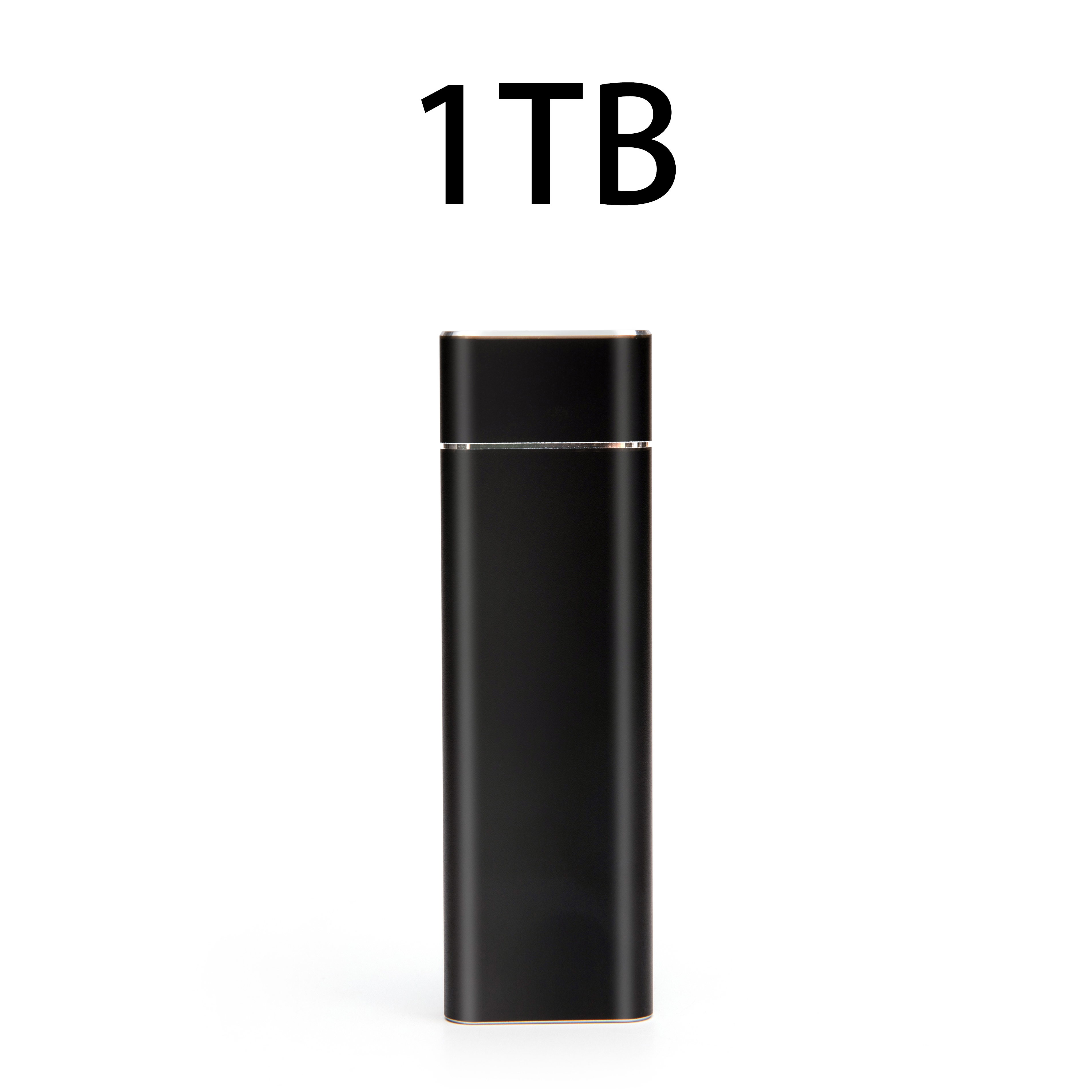 2TB Durable Portable External SSD USB3.1 Solid State Storage Drive For Laptop Mac Daily Storage: Light Grey