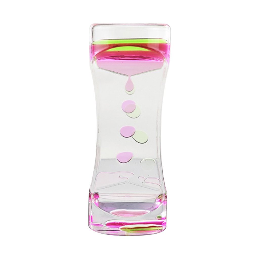 Hourglass Sensory Visual Stimulation Timer Decompression Toy Water: B