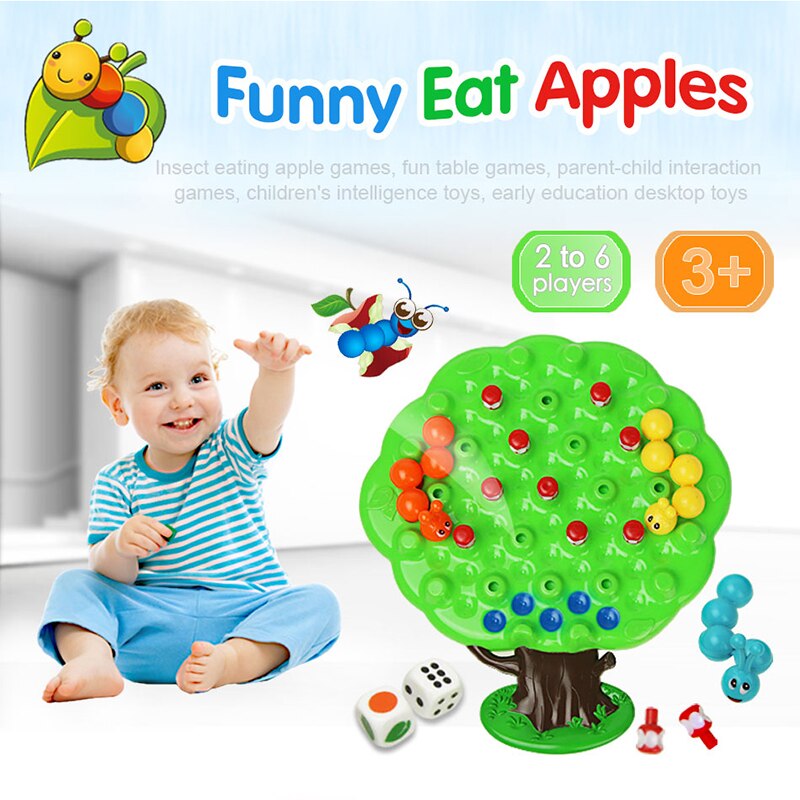Insecten Eten Appels Concurrentie Speelgoed Plezier Tafel Games kinderen Educatief Speelgoed Ouder-kind Interactieve Spelletjes Fun Speelgoed voor kids