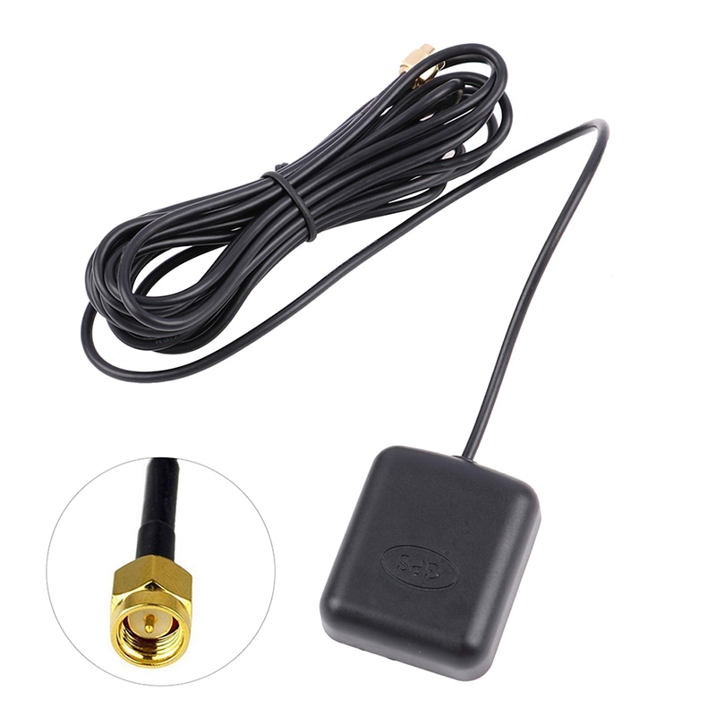 Gps Antenne Sma Connector 2M Kabel Gps Ontvanger Auto Antenne Adapter Voor Auto Navigatie Nachtzicht Camera Speler