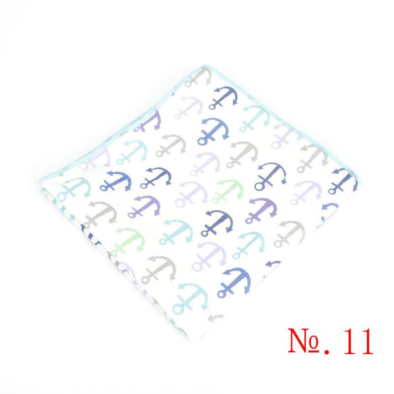 Retro zakdoeken voor kinderen, vintage katoenen zakdoeken, herenpochetten, kinderbloemenprint, casual vintage zakdoeken: 11