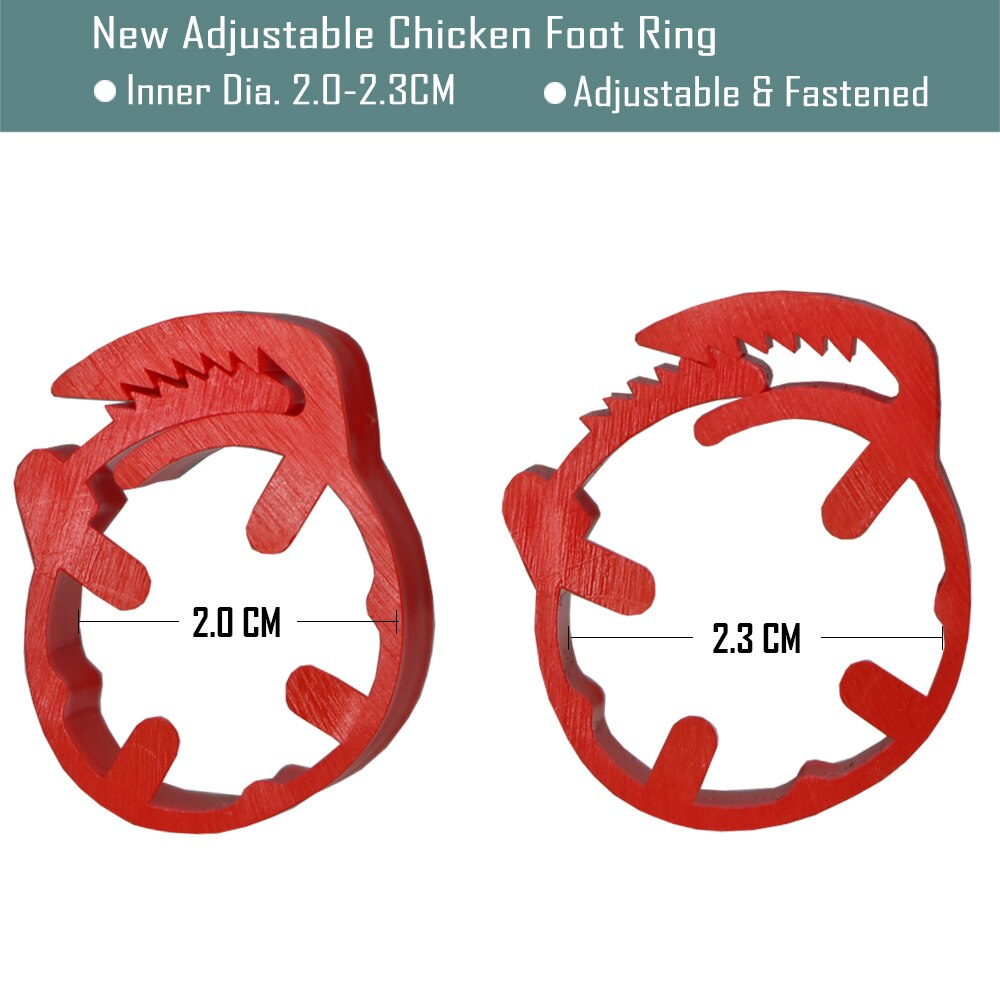 30Pcs Blank Kip Voet Ring 7 Kleuren Verstelbare Digitale Etiketten Voor Pluimvee Been Farm Identificatie Markers Tool Voor Chick eend
