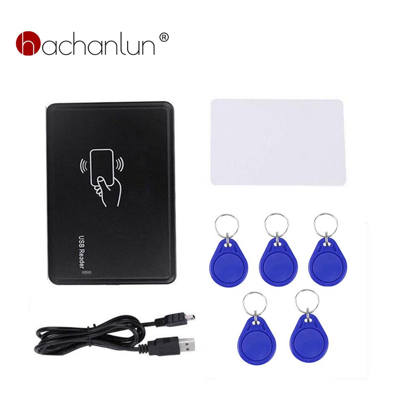 Lector de tarjetas Rfid con USB, grabador de copias Em4305 T5577, copiadora Rfid, programador quemador para Control de acceso en el hogar, 125 Khz