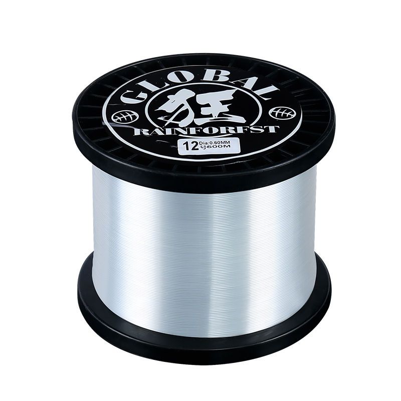 500m Sturgeon Fishing Line Super Thickened Large Anchor Fishing Line Sea Rod Sports Ocean Boat Fishing Mainline Sea Fishlines: WHITE / 12.0