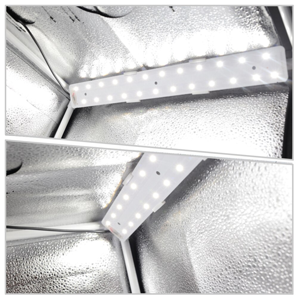 WINGRIDY W40 LED Folding Photo Studio Softbox Lightbox 40*40 light Tent with white yellow black background Accessories box light
