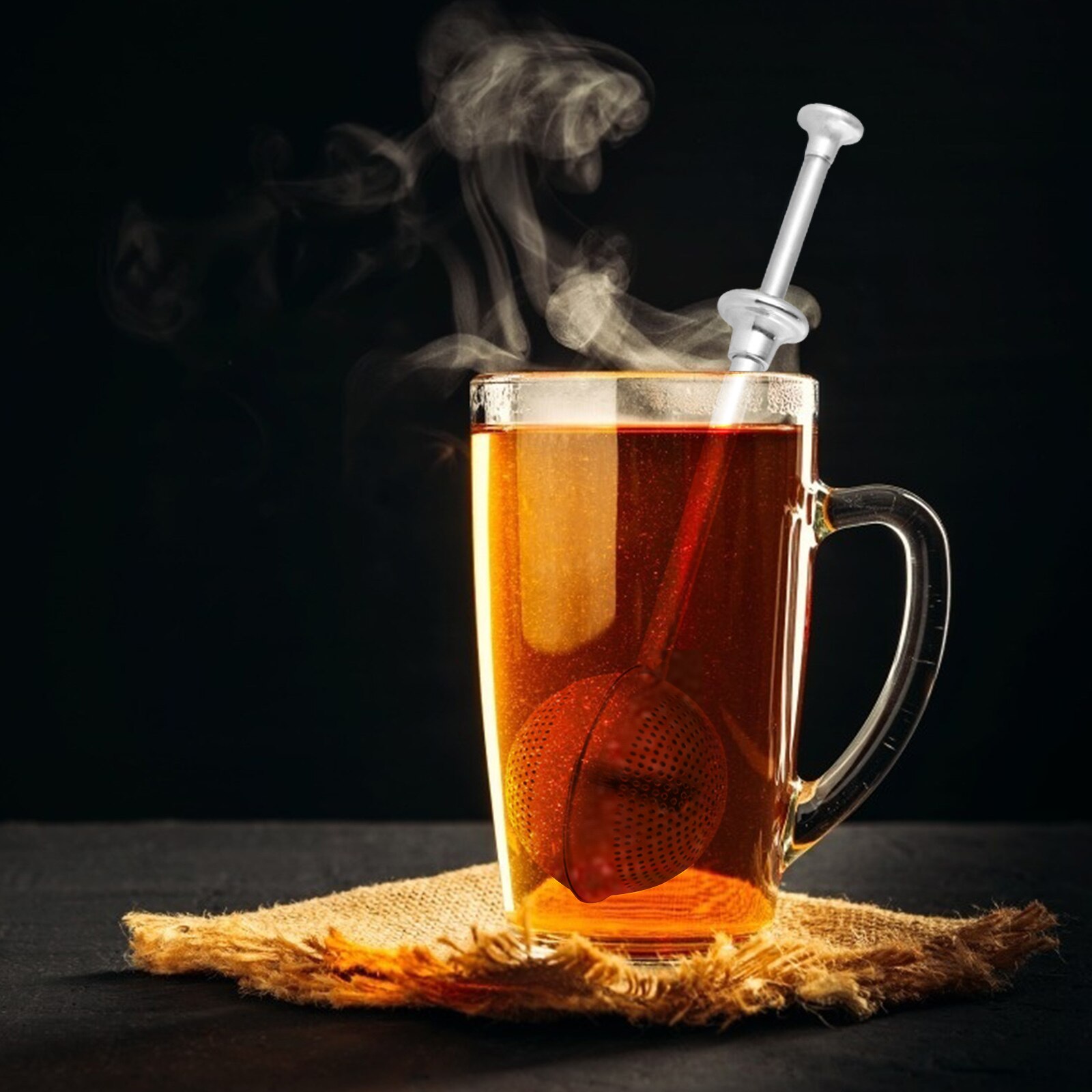 Thee-ei Losse Blad Thee Zeef Multifunctionele Rvs Herbruikbare Spice Filter Koken Kruiden Kruiden Filter