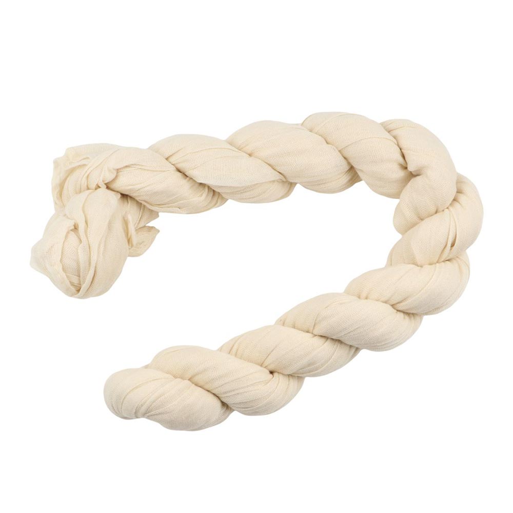 Lång ostduk gasvävd bordslöpare halvtransparent enfärgad bordsduk vintage ostduksduk banketter: Blå