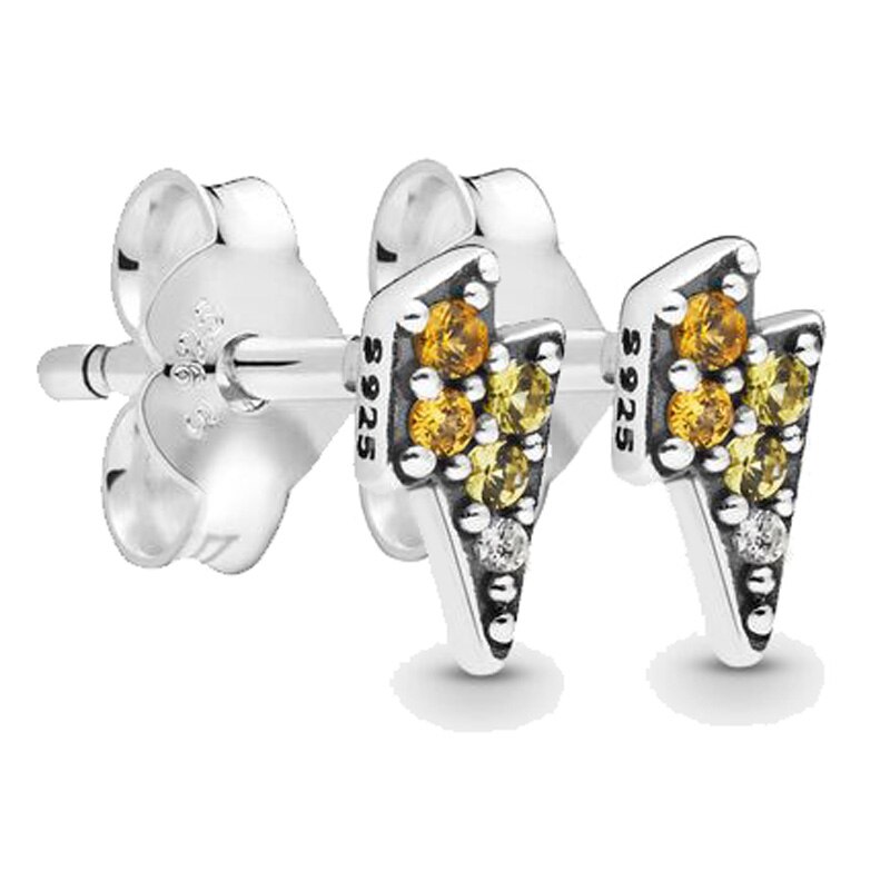 Originele Me Collection Mijn Vragen Stud Oorbellen Met Crystal Voor Vrouwen 925 Sterling Silver Earring Diy Europa Sieraden