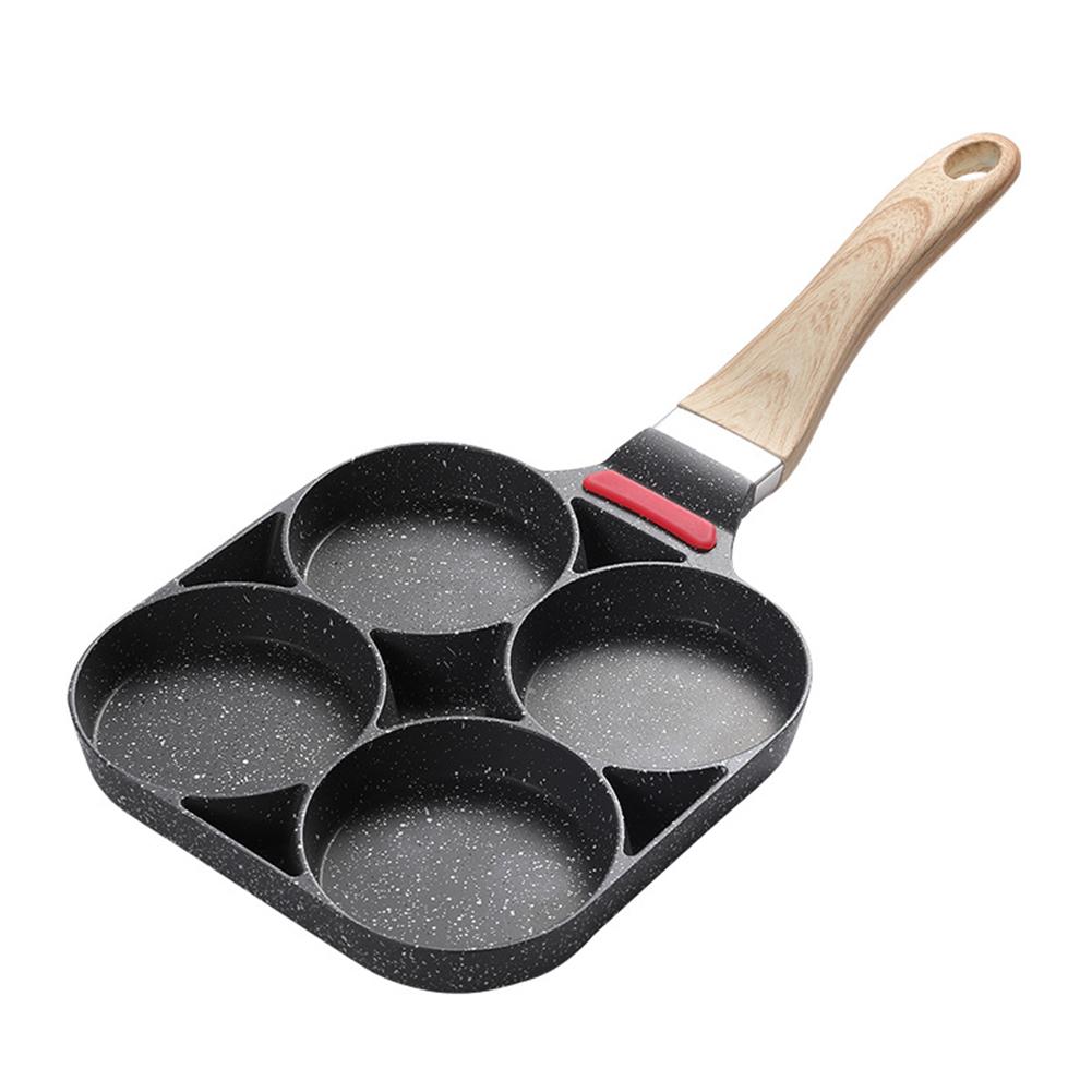 Aluminum Alloy Nonstick Frying Pan 4 Units Cookware Fry Pan For Egg Pancake Steak Cooking Pan For Gas Cooker Grill Skillet Pan