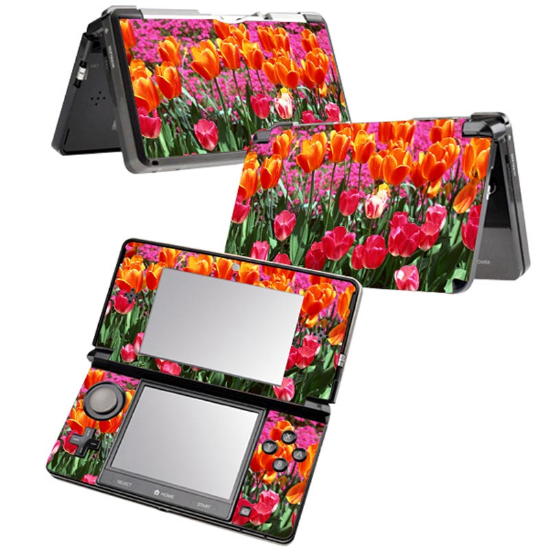 Flower For Nin tend 3DS console sticker For Nintend 3ds Skin Sticker 3ds Game Console Vinyl Sticker for 3ds protect skin: TN-3DS-0096