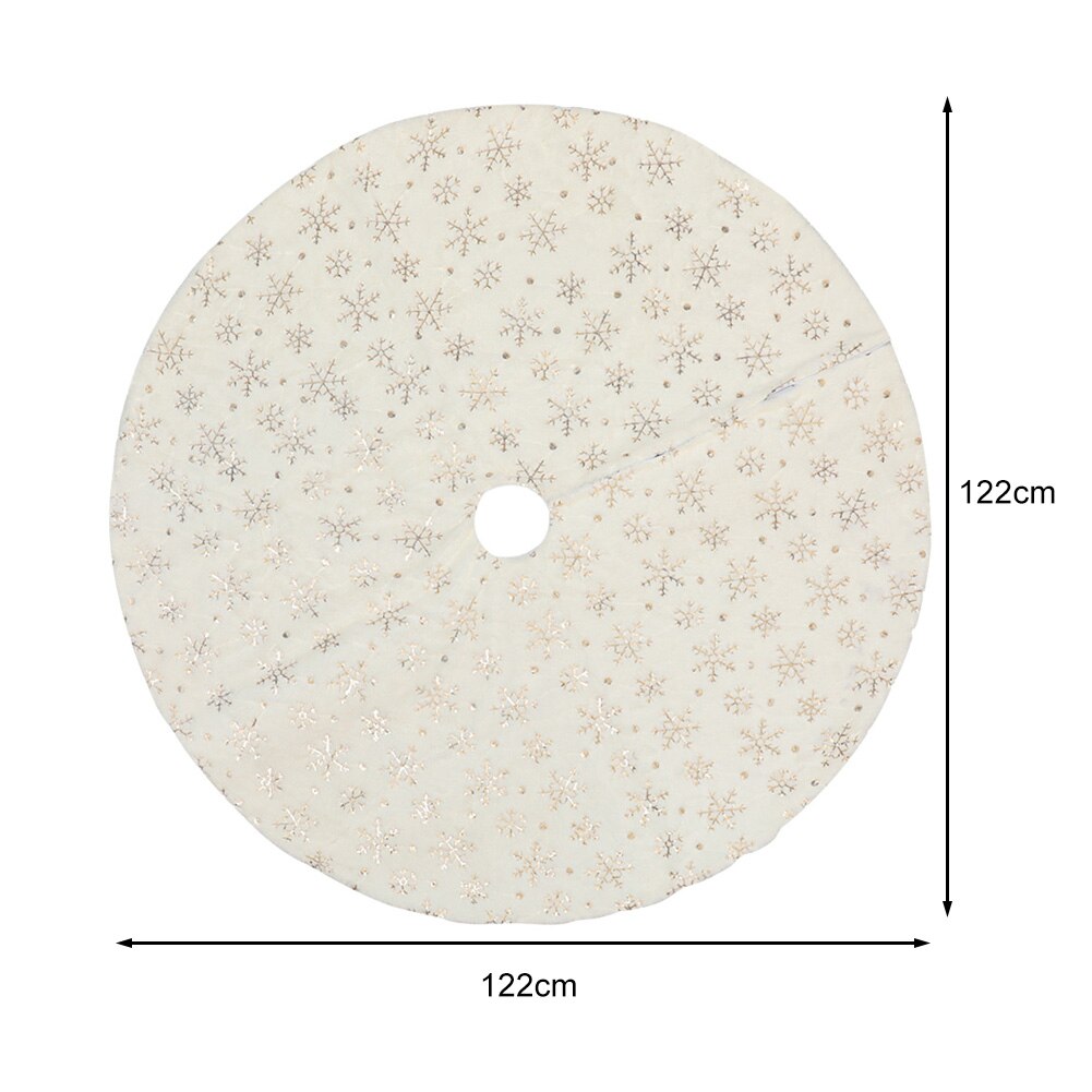 Print Kerstboom Rokken Kerst Feestartikelen Circulaire Xmas Boom Rok Boom Schort Voor Thuis Gelukkig Nieuwjaar