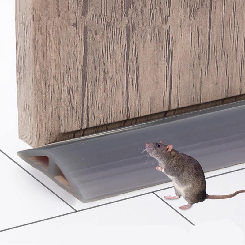 12MM haute Silicone stoppeur pliable comptoir de cuisine bande de retenue d'eau salle de bain seuil de douche barrière de barrage d'eau