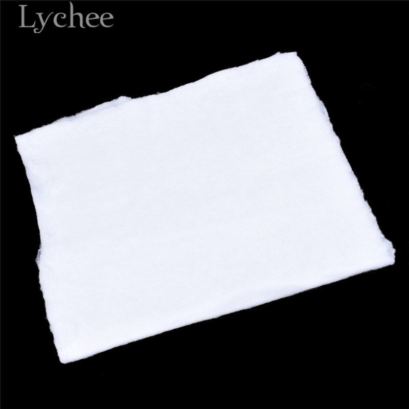 Lychee 5mm Katoenen Voering Interlinings Witte Stof Zonder Lijm Naaien Materiaal Accessoires Voor Tassen Mat