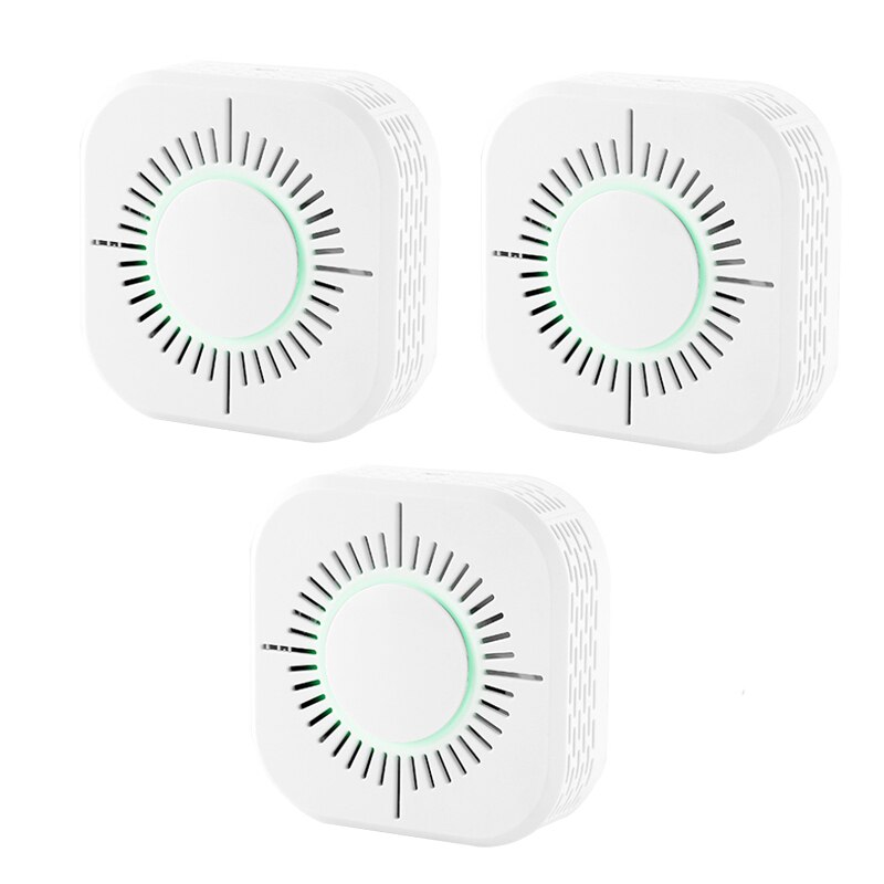 Smoke Detector Wireless 433MHz Fire Security Protection Alarm Sensor for Smart Home Automation, Work with Graffiti APP: Default Title