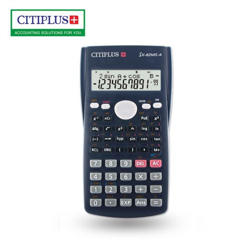 240 rekenmachine CITIPLUS knop batterij 82MS student rekenmachine