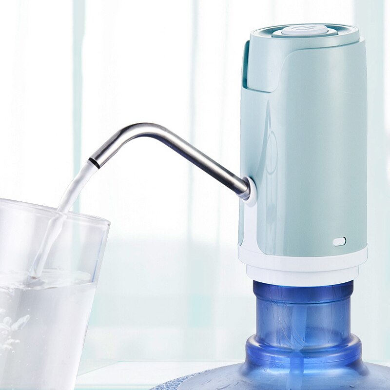 Drinking Water Pump USB Charging Portable Wireless Automatic Gallon Water Dispenser With Water Pump Home And Kitchen,Blue