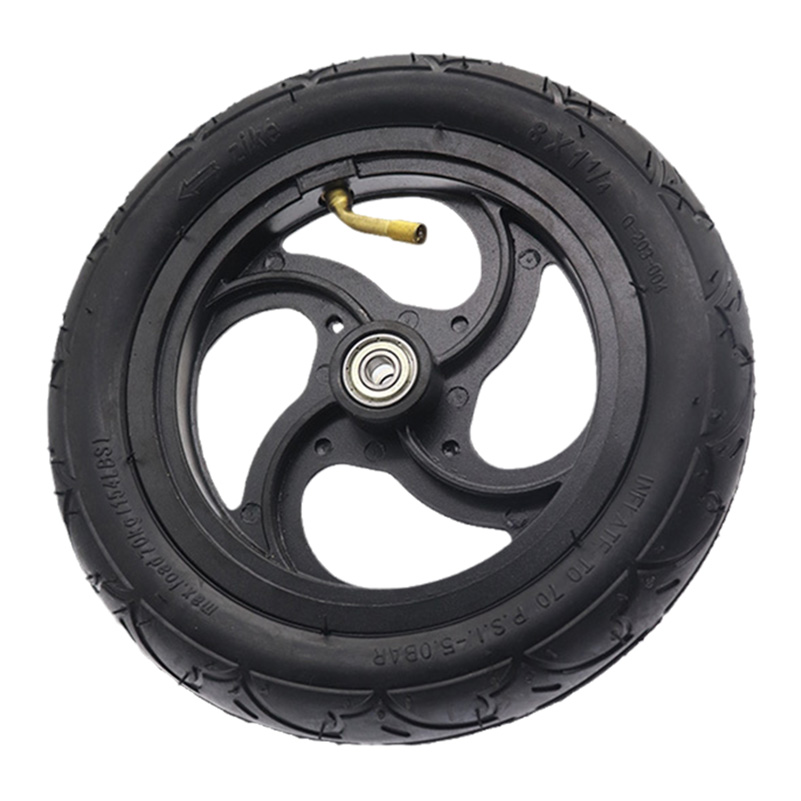 8X1 1/4 Inner Outer Tire 8 Inch Pneumatic Wheel Tyre for Mini Electric Scooter Baby Carriage Wheel Replacement Parts