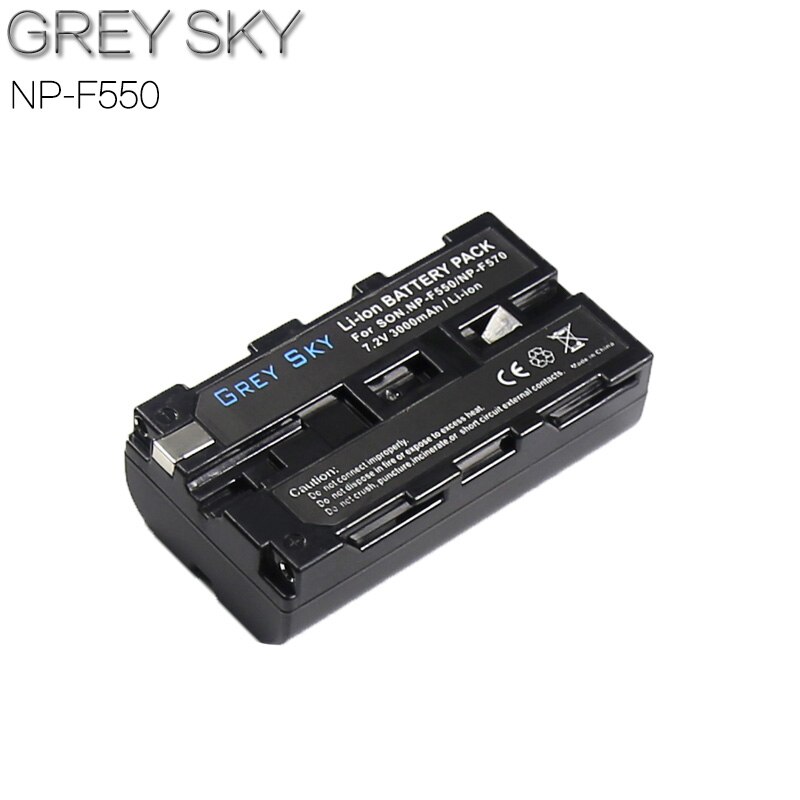7.2v 3000 mah np -f550 np f550 npf 550 genopladeligt li-ion batteri til sony np -f330 np-f530 np-f570 np-f730 np-f750 hi-8: 1 batteri