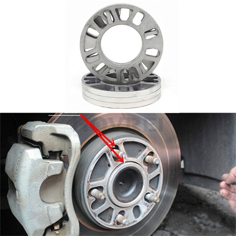 2 sztuk uniwersalny opona samochowodwa odstępnik adapter podkładki płyta dla 4x100 4x114.3 5x100 5x108 5x114.3 5x120