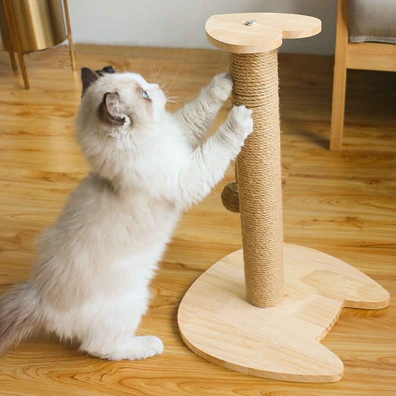 Sisal Cat Scratcher Cat Scratching Post Claw Sharpener Wearable Won't Fall Cat Climbing Shelf Funny Cat Toys Cat Supplies