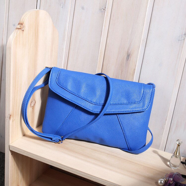 Kleine Tassen Voor Vrouwen Messenger Bags Leer Vrouwelijke Newarrive Zoete Schoudertas Vintage Lederen Handtassen Bolsa Feminina: Blue