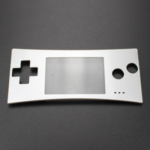 Tingdong chrom-frontplattenabdeckung, Ersatz-frontgehäbenutzen für nintendo Spiel Junge Mikro (gb m): E