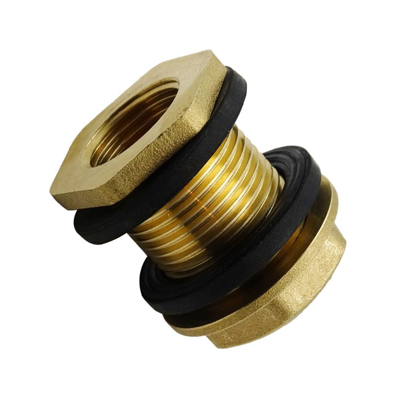 Rosca interna 1/2, rosca interna 3/4, rosca externa, Conector de tanque de agua de latón, tubo recto, tipo manguera para tanque de agua, adaptador