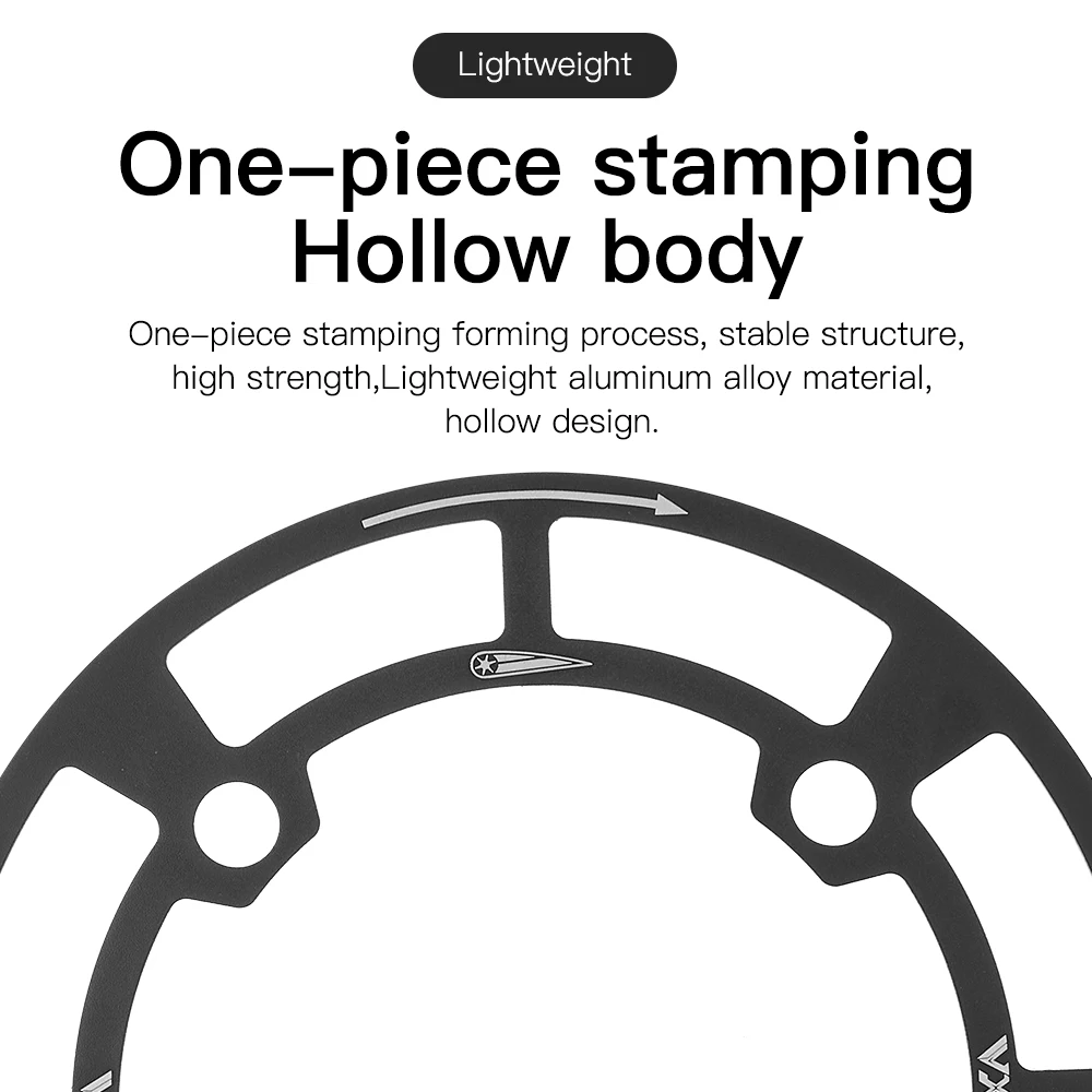 VXM MTB Bike Crank Star Ring Protector 104BCD 32/34/36/38T/ Chainring Protection Cover Cycling Crankset Guard Chainwheel Parts