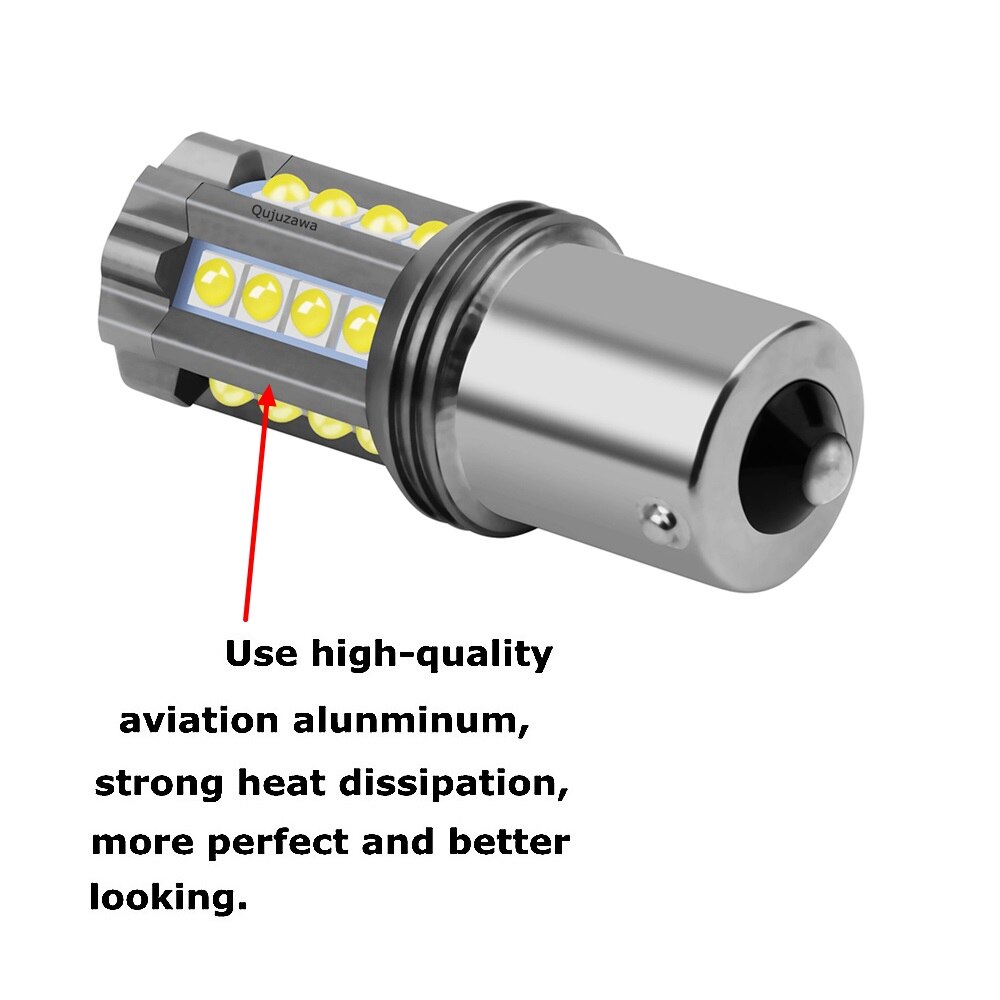 2PCS 1156 BA15S P21W R10W 7506 Super Heldere LED Auto Brake Lamp Auto Reverse Lamp Richtingaanwijzers dagrijverlichting