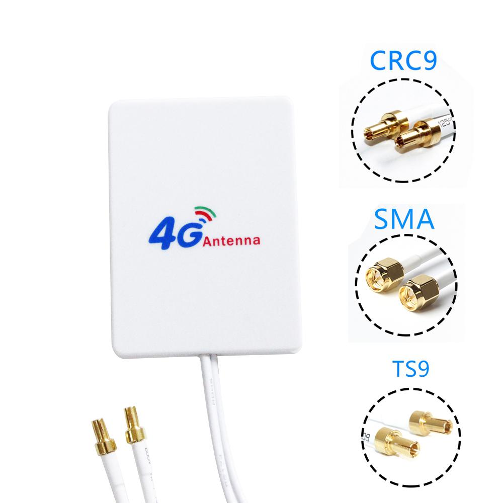 3M Cable 3G 4G LTE Antenna External Antennas for Huawei ZTE 4G LTE Router Modem Aerial with TS9/ CRC9/ SMA Connector r20