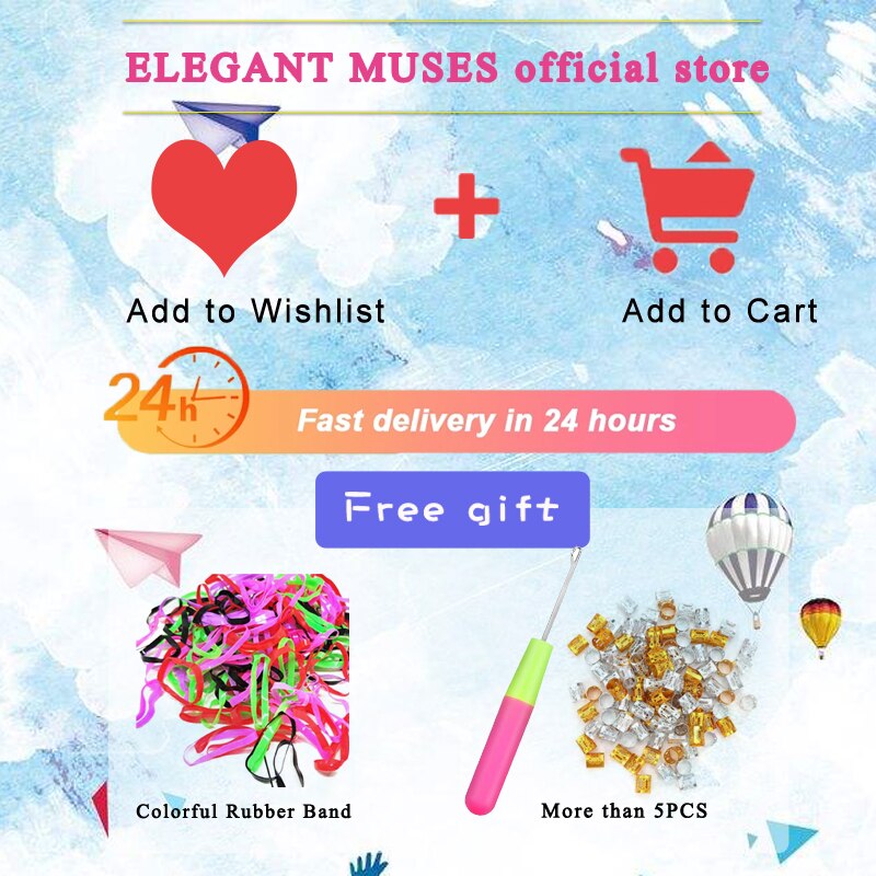 MUSES Crochet Hair Extensions Bohemian Faux Locs Curly Crochet Braiding Hair Synthetic Hair Ombre Braids