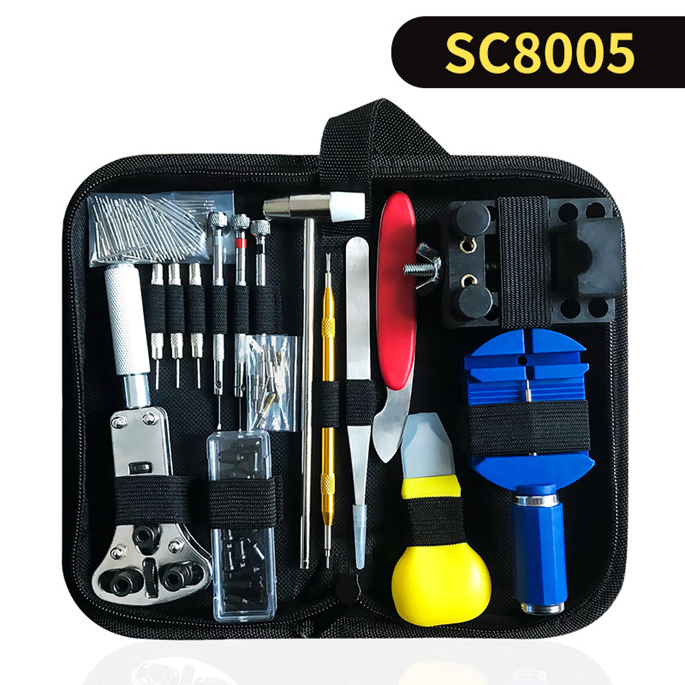 147pcs/set Watch Repair Tool Kit Watch Case Opener Link Remover Screwdriver Repair Tools Kit Watchmaker Tools: SC8005